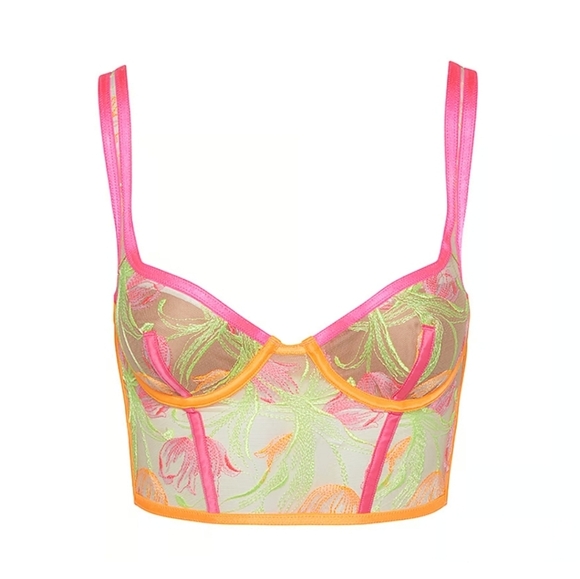 New!For Love and Lemons Tulip Bustier Bra - Picture 6 of 13